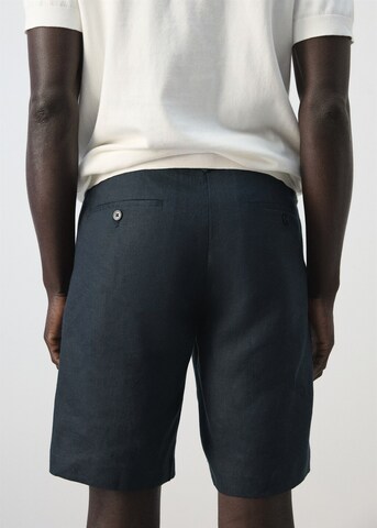 MANGO MAN Slim fit Pants 'Carp' in Blue
