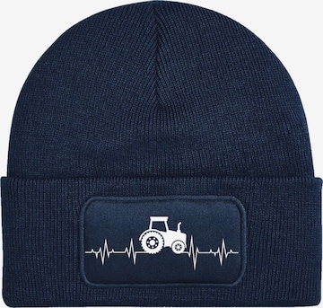 Youth Designz Mütze 'Heartbeat Traktor' in Blau: Vorderseite