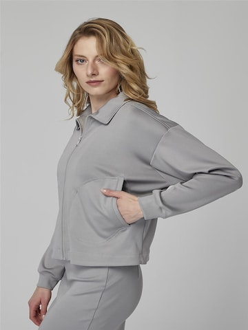 HOME STORE Sweat jacket in Grey