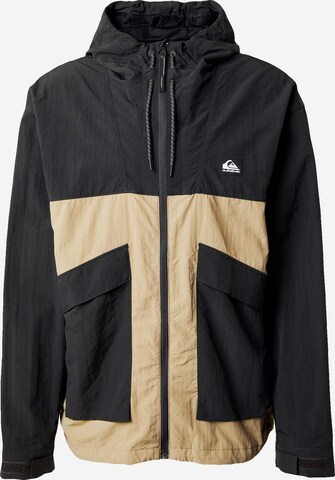 QUIKSILVER Outdoorjas 'HIGH HORIZON' in Zwart: voorkant