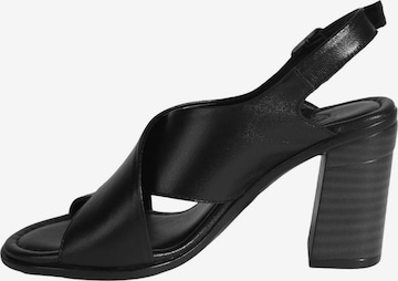 Desa Teenslipper 'Sandalen' in Zwart: voorkant