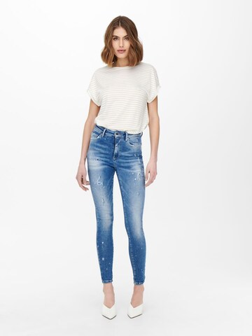 ONLY Skinny Jeans 'Mila Life' in Blue