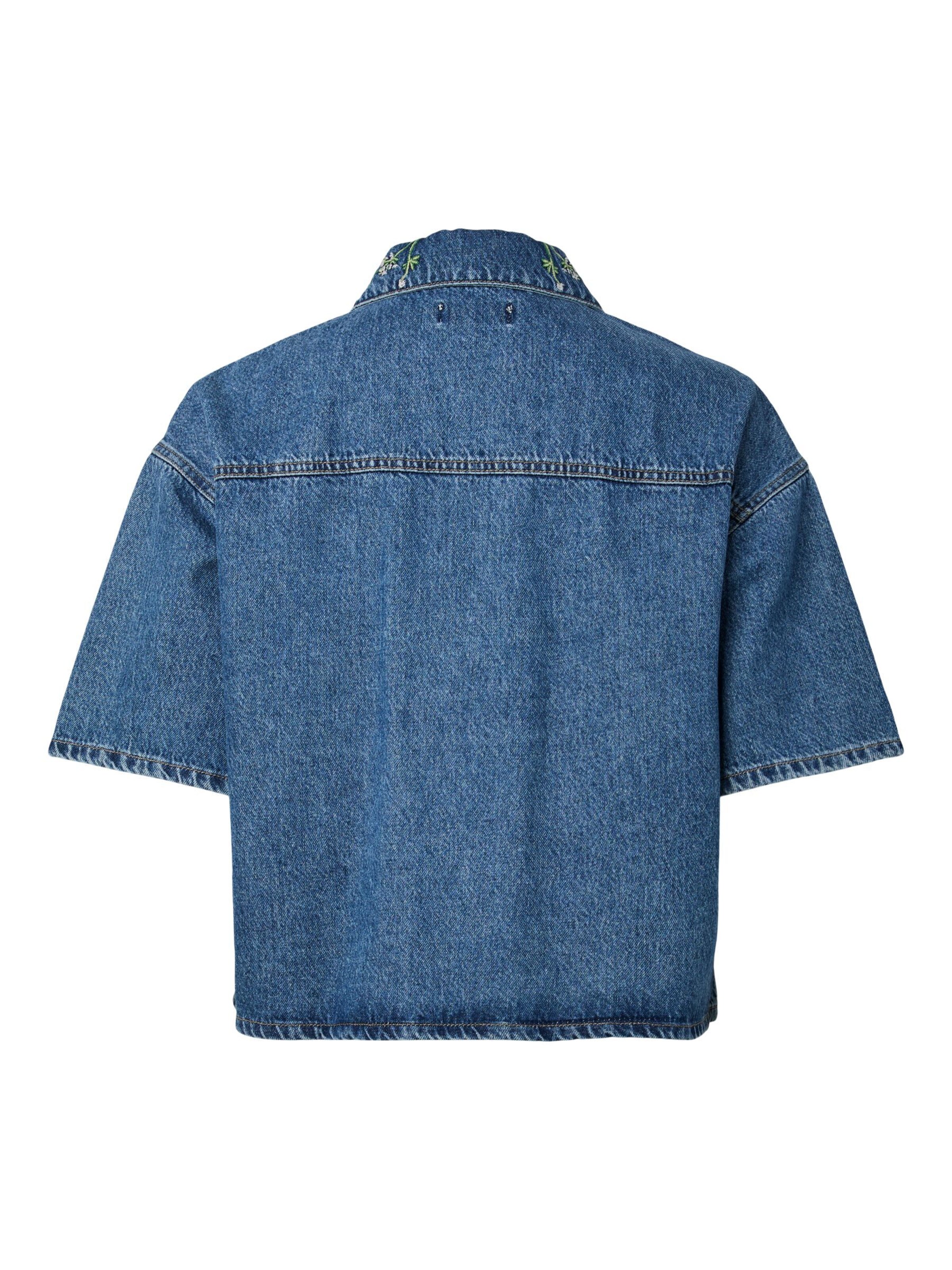 PIECES Blouse 'PCSKY' in Blue