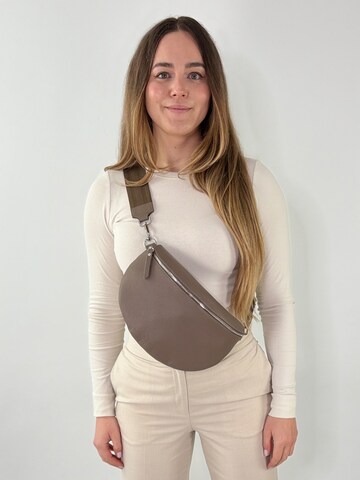 lePelou Fanny Pack 'MILA large' in Grey