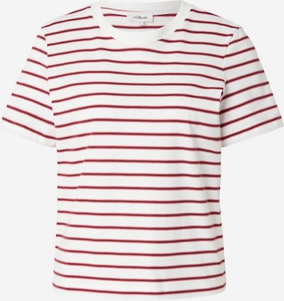 s.Oliver T-Shirt in XS in creme / pitaya / bordeaux, Produktansicht