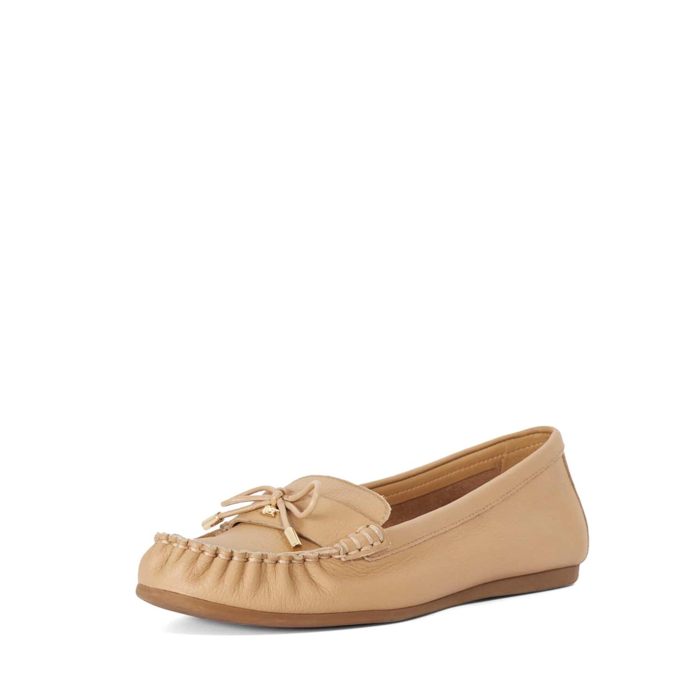 Dune LONDON Moccasins in Brown: front