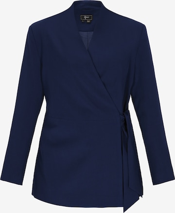 Blazer faina en bleu : devant