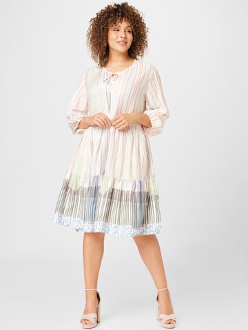 Robe-chemise SAMOON en mélange de couleurs : devant