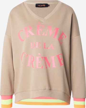 ruda miss goodlife Megztinis be užsegimo 'Creme de la Creme': priekis