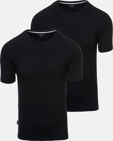 T-Shirt Ombre en noir : devant