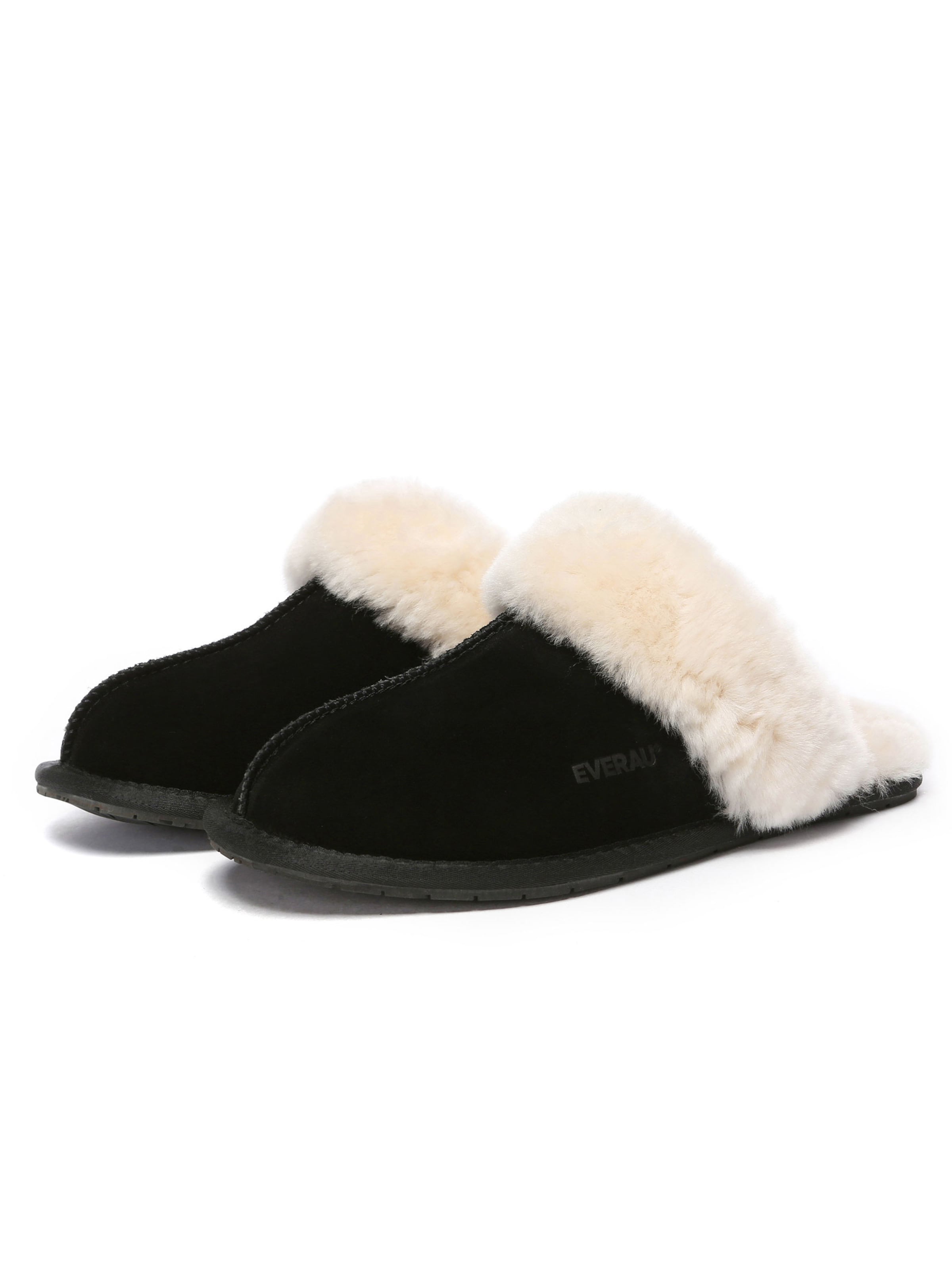 Everau Hausschuh in Schwarz