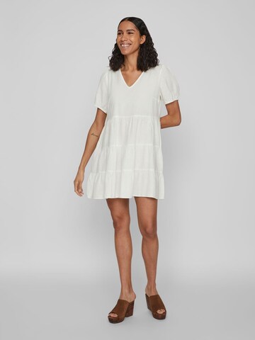 VILA Dress in White: front