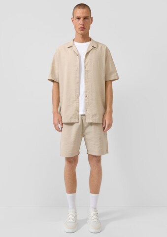 QS Regular Broek in Beige