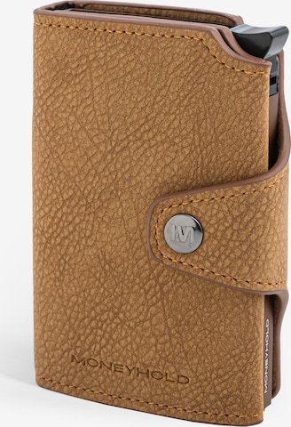 Portamonete di Moneyhold in marrone: frontale