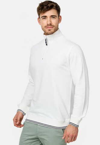 INDICODE JEANS Sweatshirt 'Nate' in White