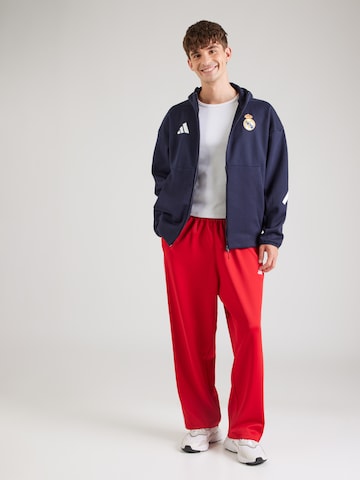 ADIDAS PERFORMANCE Athletic Jacket 'REAL ANTH JKT' in Blue