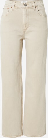 Abercrombie & Fitch Regular Jeans in Beige: predná strana