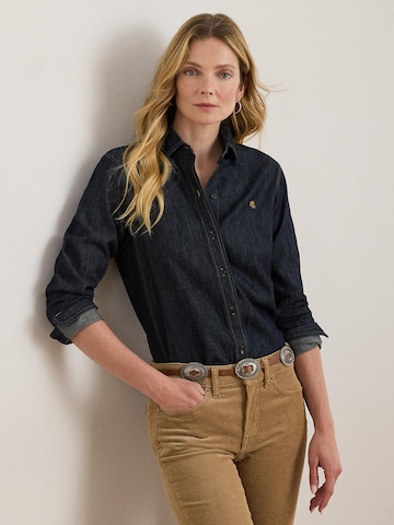 Lauren Ralph Lauren Blouse in Blue: front