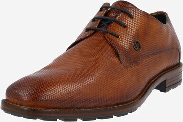 bugatti - Zapatos con cordón 'Mano' en marrón: frente