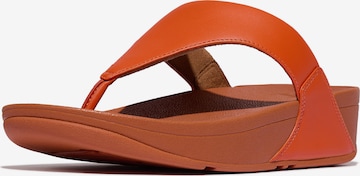 FitFlop T-Bar Sandals 'Dianette' in Orange: front