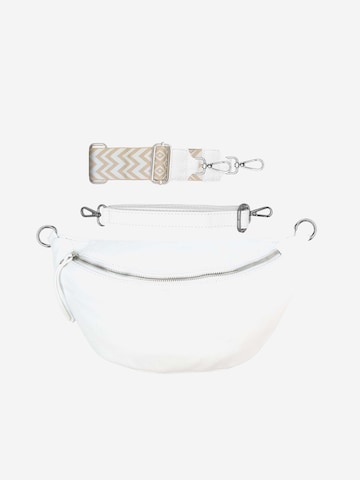 SevaBags Crossbody Bag in White: front