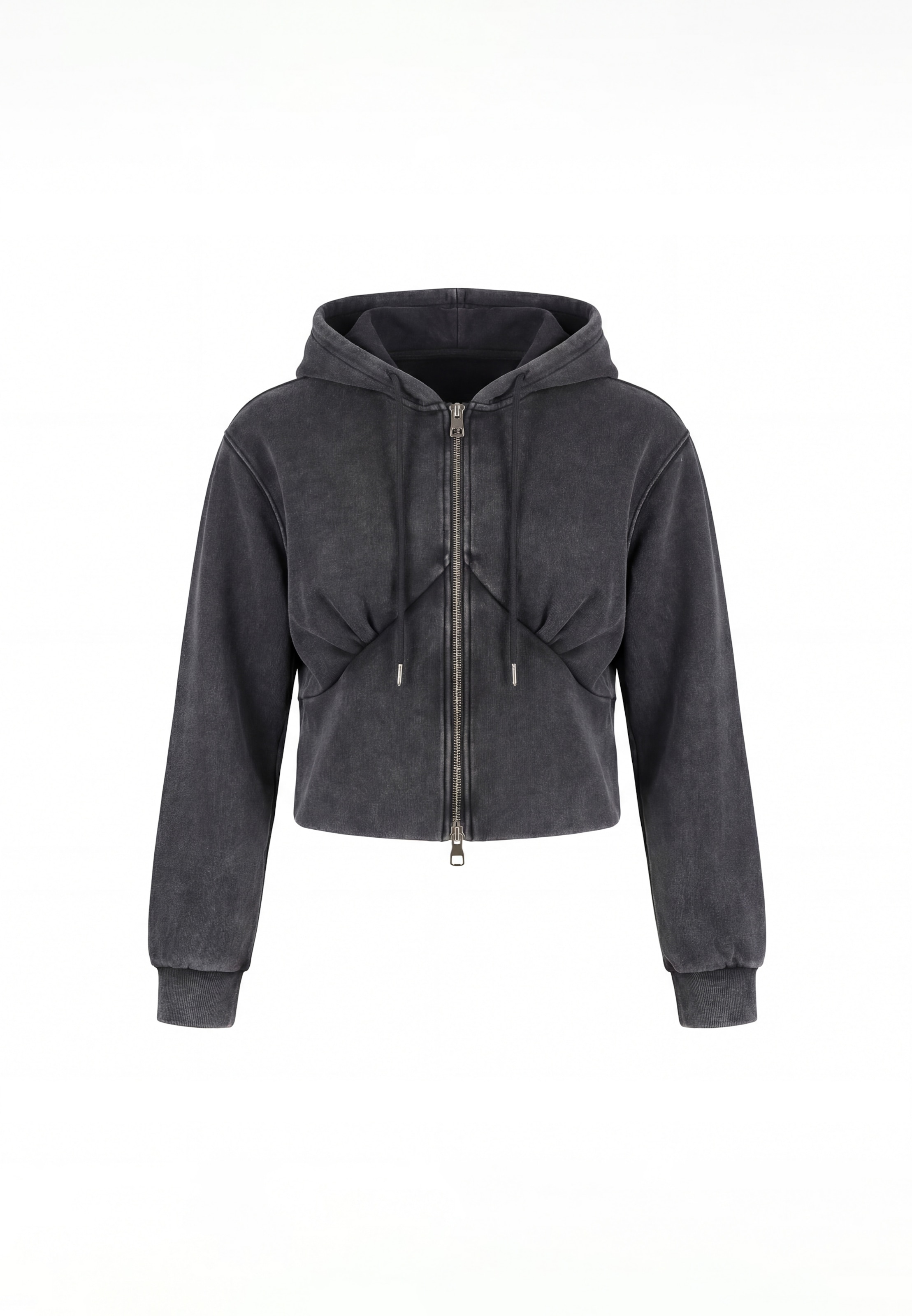 Veste de survêtement myMo ROCKS en gris : devant