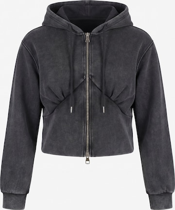 Veste de survêtement myMo ROCKS en gris : devant
