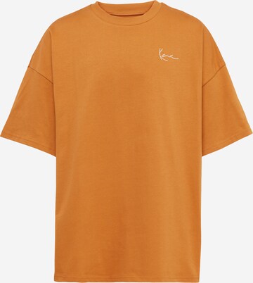 T-Shirt Karl Kani en orange : devant