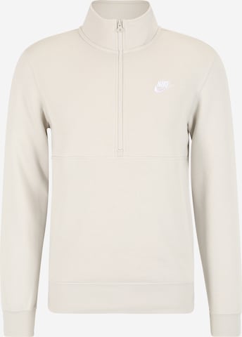 Nike SportswearSweater majica 'Club' - bež boja: prednji dio