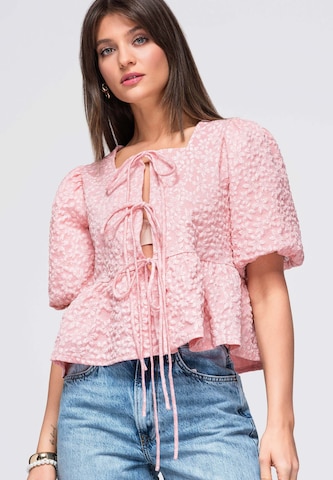 Ombre Bluse in Pink