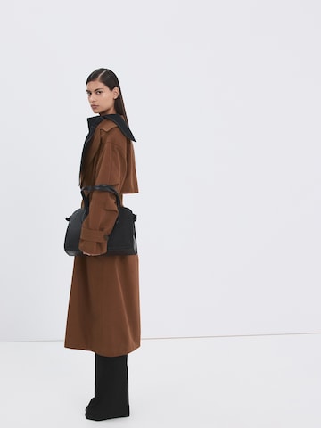 MANGO Tussenmantel 'DELHI' in Bruin