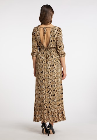 faina Dress in Brown