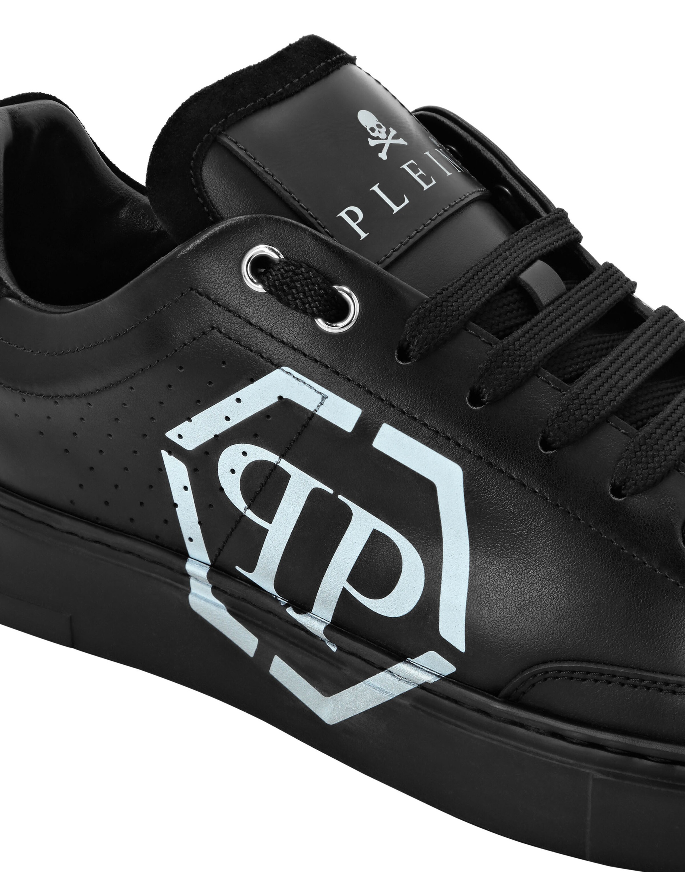 Philipp Plein Sneakers laag 'Hexagon' in Zwart