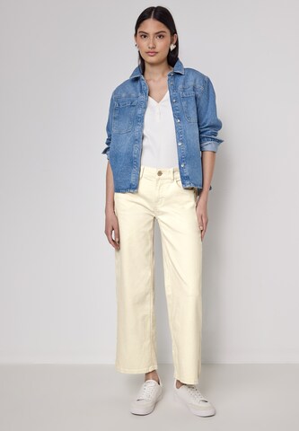 Street One Studio Wide leg Jeans in Beige