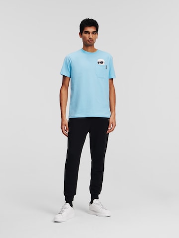 T-Shirt Karl Lagerfeld en bleu