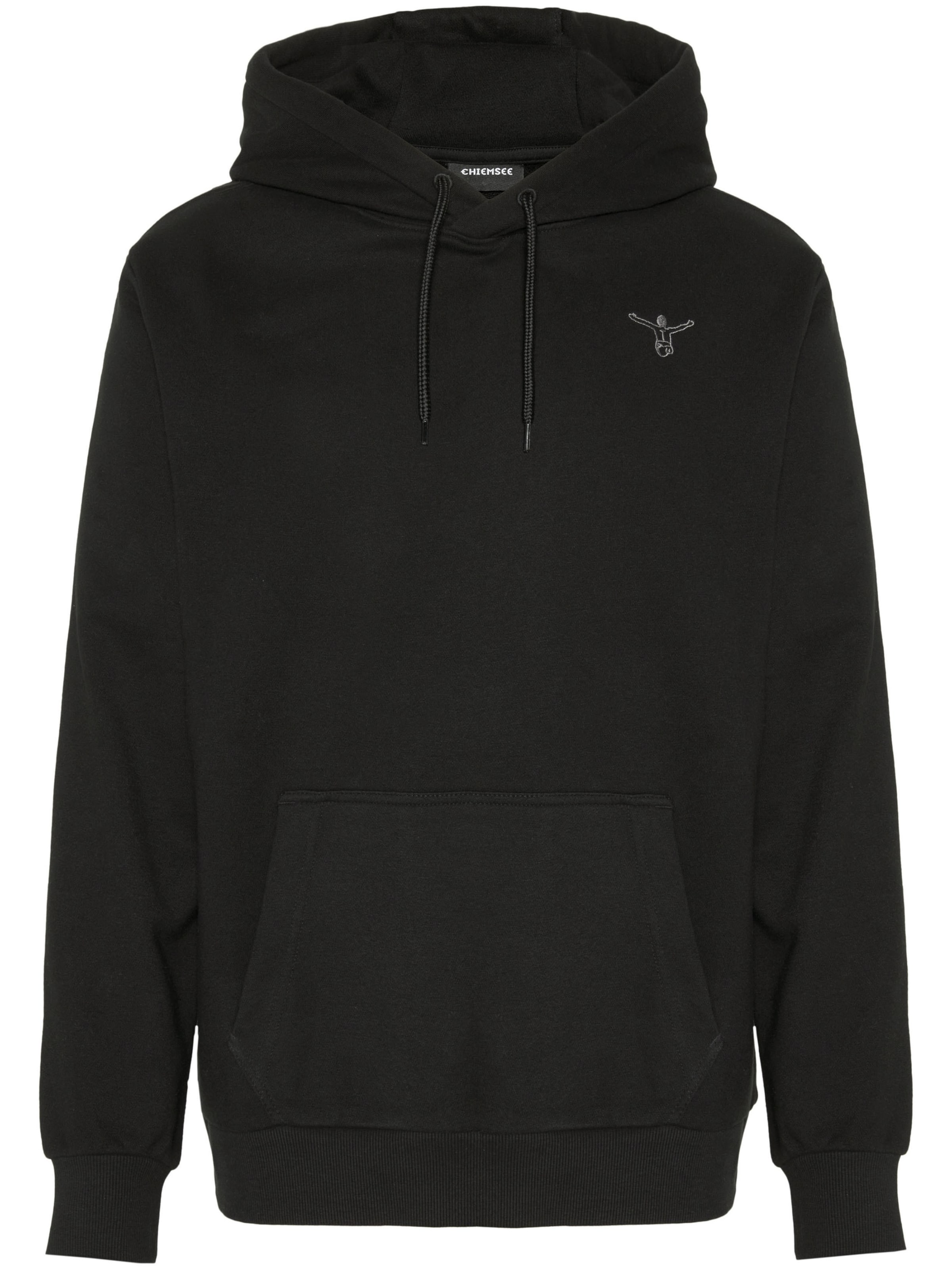 CHIEMSEE Sweatshirt in Black: front