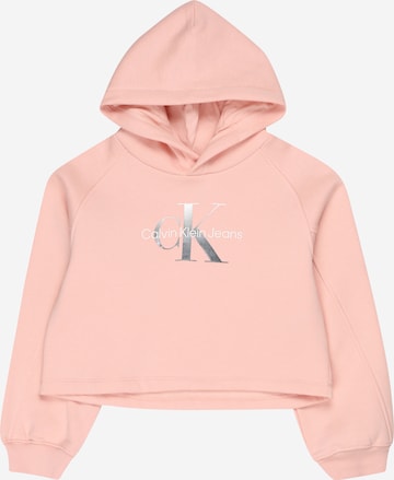 Calvin Klein Jeans - Sudadera en rosa: frente