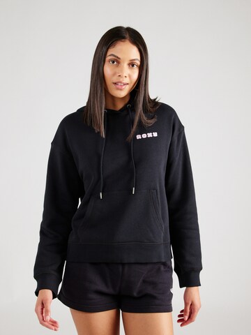 ROXY Sweatshirt 'Afternoon Hike' in Black: front