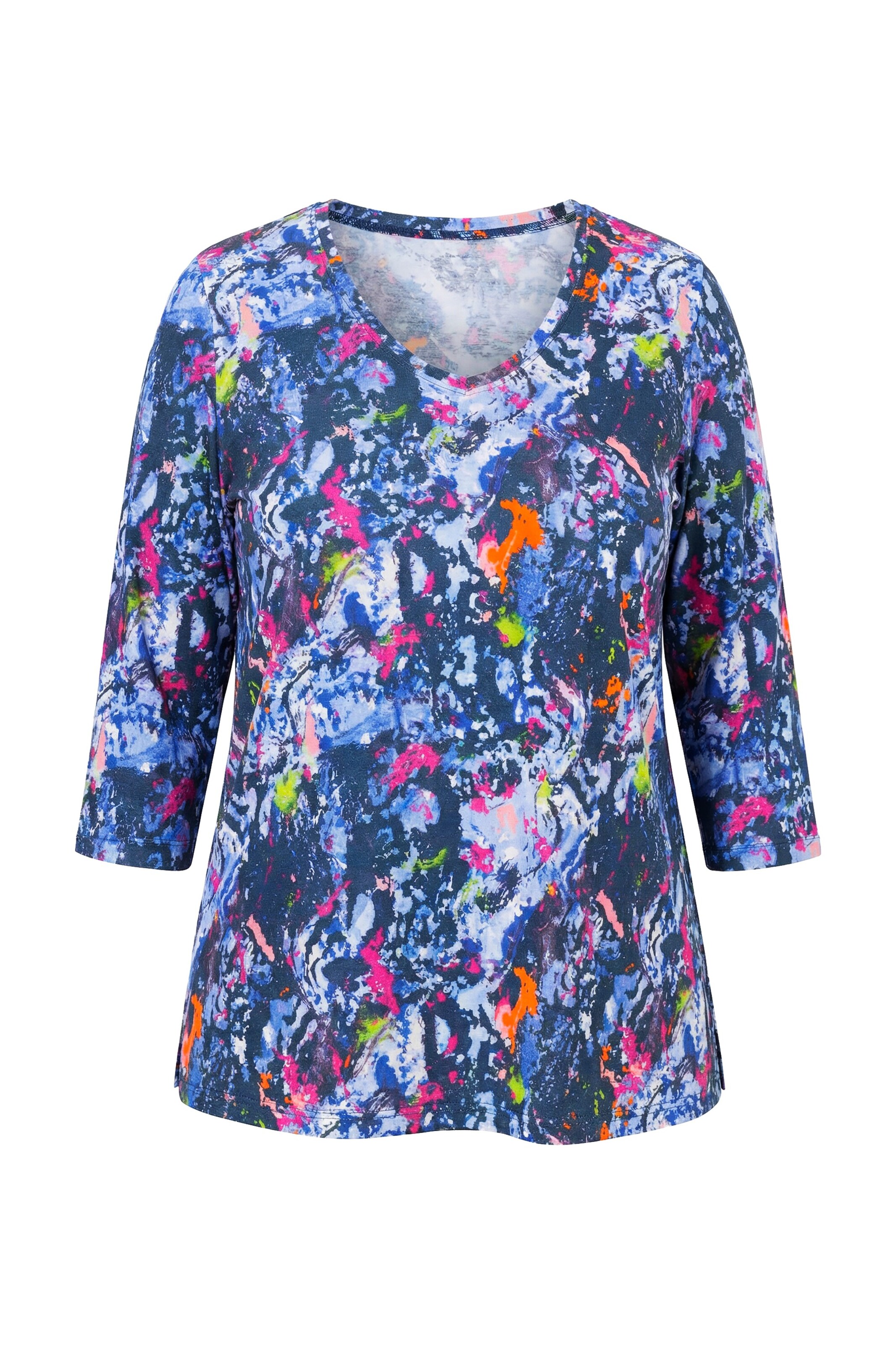 Ulla Popken Shirt in Blau: Vorderseite