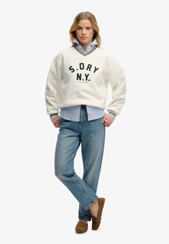Sweat-shirt Superdry & Co en blanc