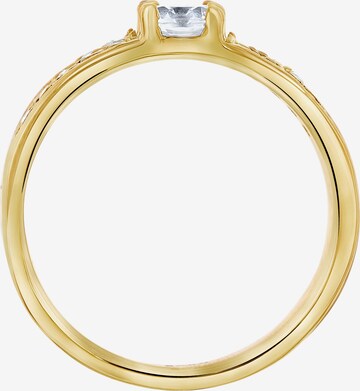 Lucardi Ring 'Florence' in Goud