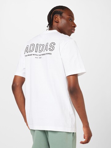 ADIDAS SPORTSWEAR Toiminnallinen paita 'Last Days Of Summer' värissä valkoinen