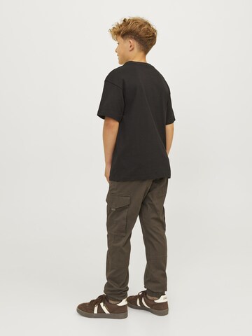 Jack & Jones Junior Tapered Broek 'JNRPau JJFlake' in Groen