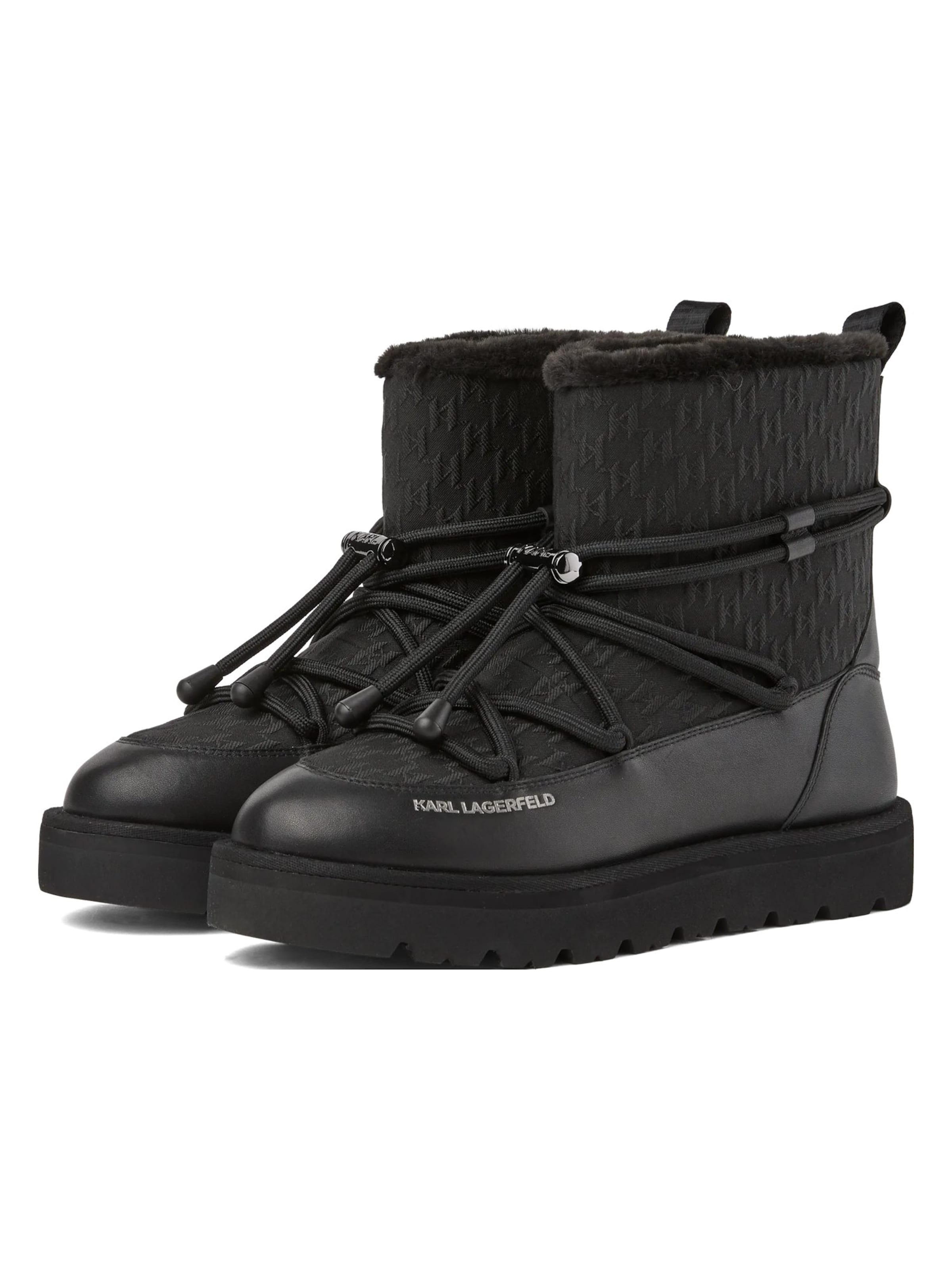 Karl Lagerfeld Snowboots in Schwarz