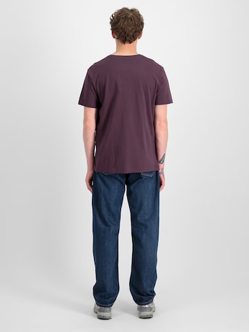 ALPHA INDUSTRIES Tričko – fialová