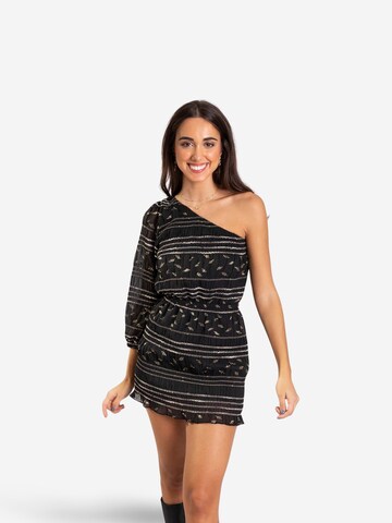 THE-ARE Dress in Black: front