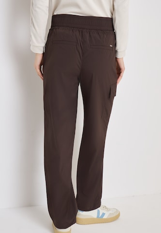 CECIL Loose fit Pants 'Neele' in Brown