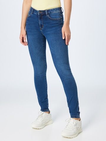 Noisy may Skinny Jeans 'Flurry' in Blauw: voorkant