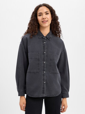 AMERICAN VINTAGE Bluse 'Jazy' in Grau: Vorderseite
