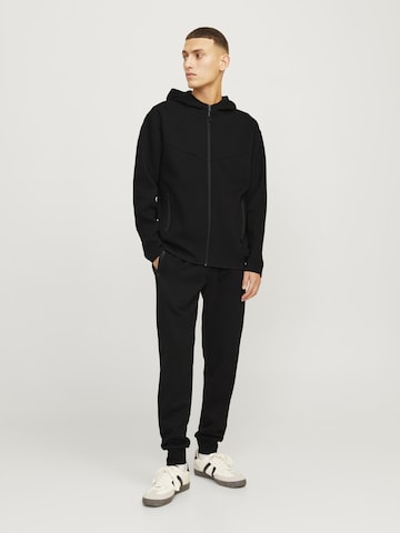 JACK & JONES Tapered Pants 'JPSTWill JJFusion' in Black